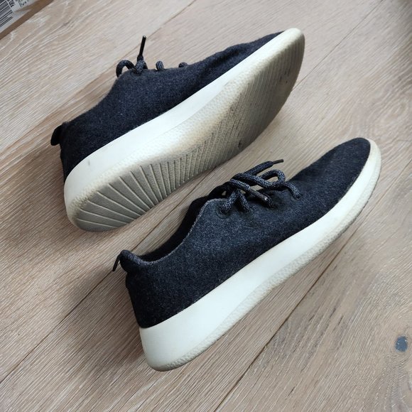 Allbirds Women's Wool Runners (merino wool comfy sneakers) US8 grey gray - Picture 4 of 6